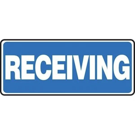 Accuform SAFETY SIGN RECEIVING 7 X 17 MVHR592VS MVHR592VS